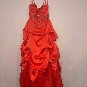 Orange Prom Dress